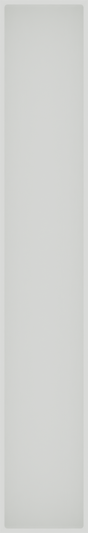 Long tray organiser – 12x2 (354 × 59 mm) in Cotton White