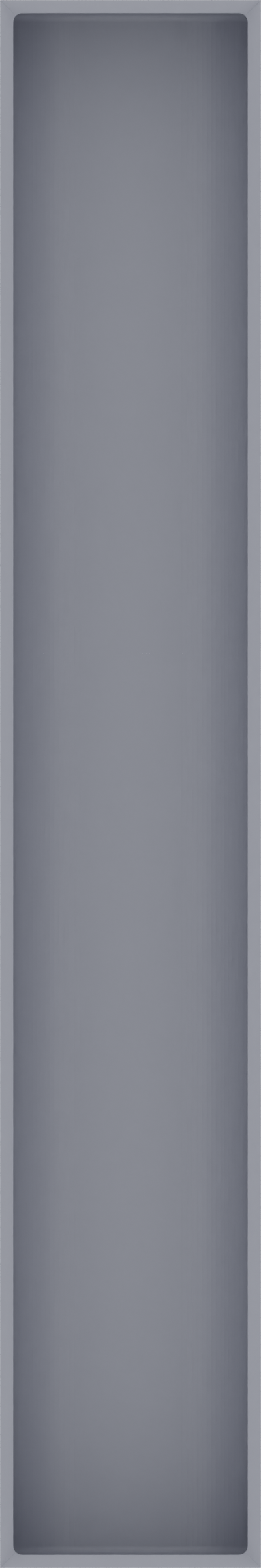 Long tray organiser – 12x2 (354 × 59 mm) in Fossil Grey