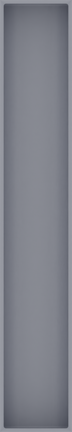 Long tray organiser – 12x2 (354 × 59 mm) in Fossil Grey