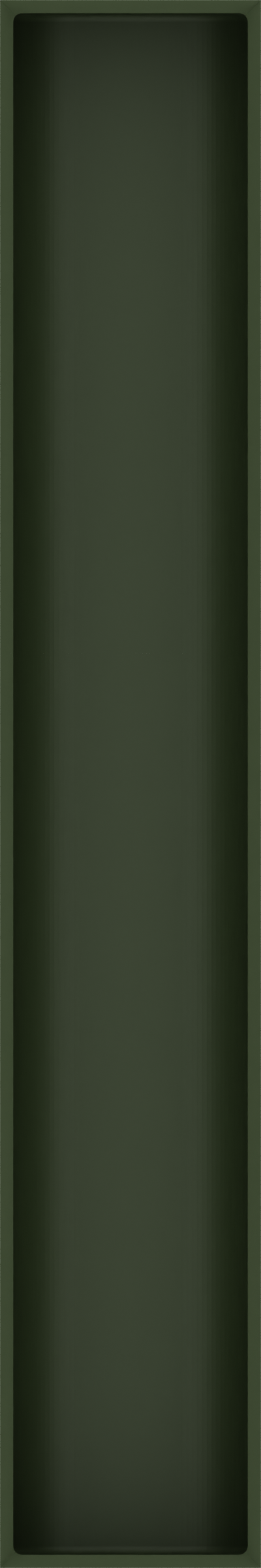 Long tray organiser – 12x2 (354 × 59 mm) in Olive Green