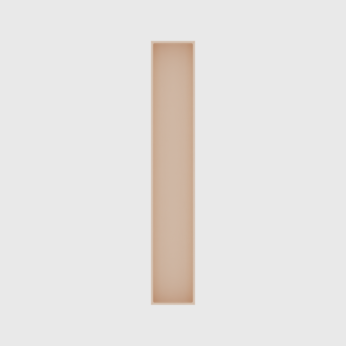 Long tray organiser – 12x2 (354 × 59 mm) in Army Beige
