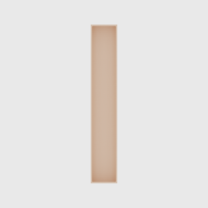 Long tray organiser – 12x2 (354 × 59 mm) in Army Beige