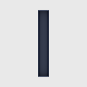 Long tray organiser – 12x2 (354 × 59 mm) in Army Blue