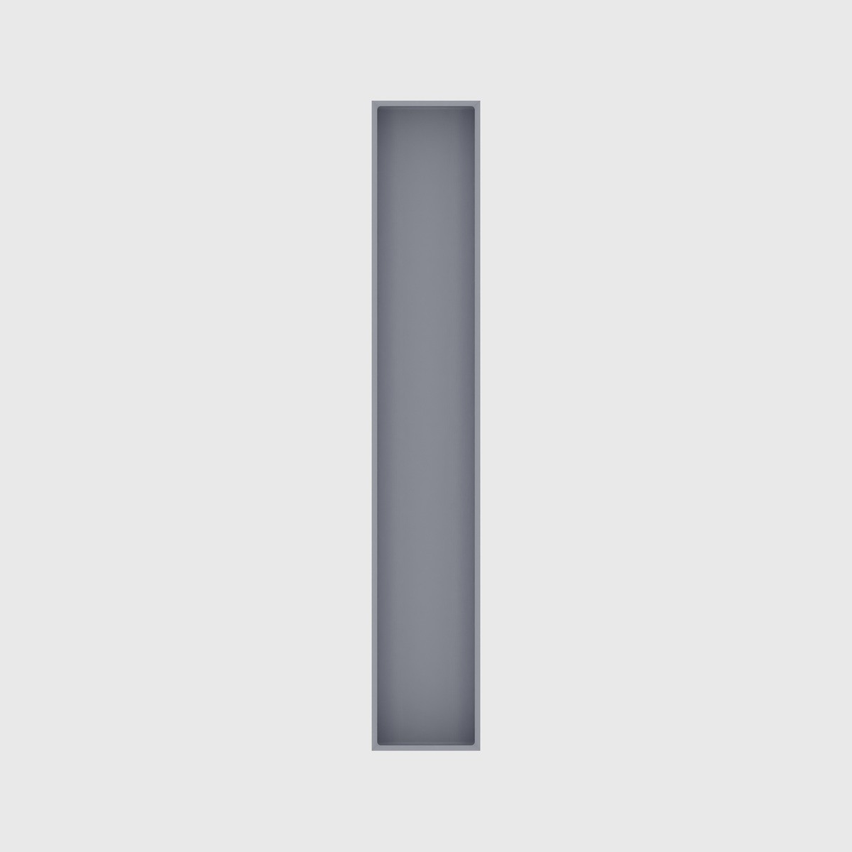 Long tray organiser – 12x2 (354 × 59 mm) in Fossil Grey