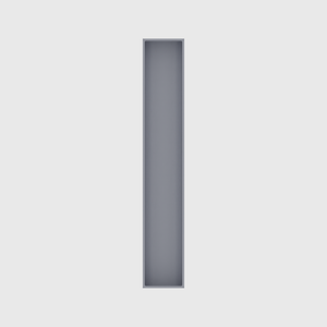 Long tray organiser – 12x2 (354 × 59 mm) in Fossil Grey