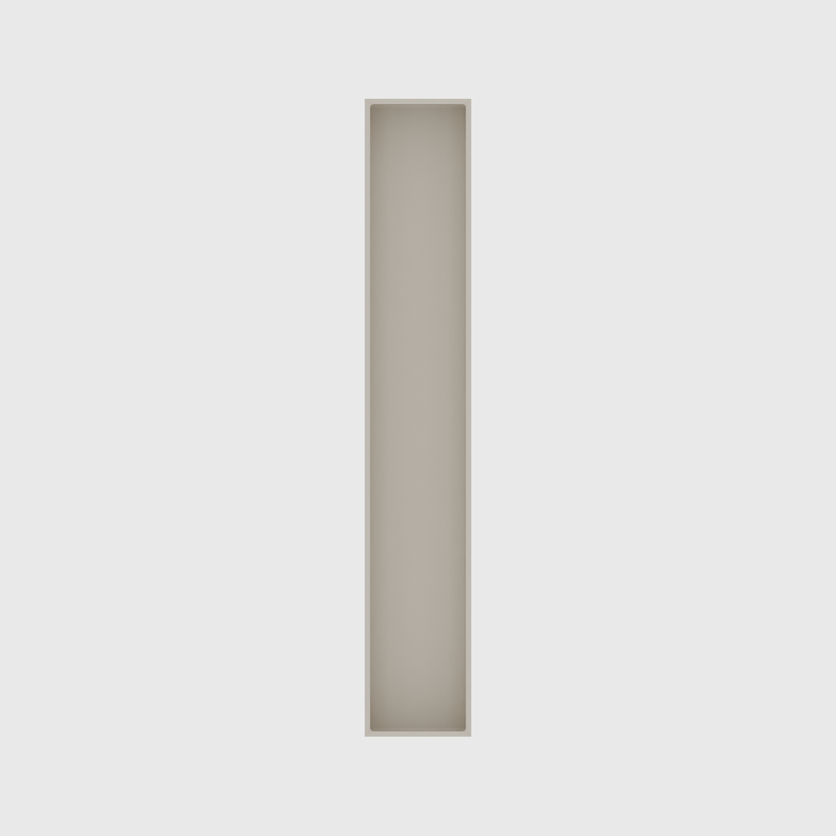Long tray organiser – 12x2 (354 × 59 mm) in Muted White