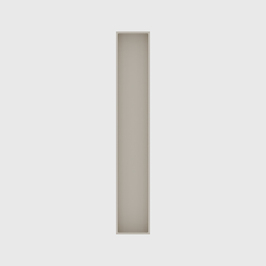 Long tray organiser – 12x2 (354 × 59 mm) in Muted White
