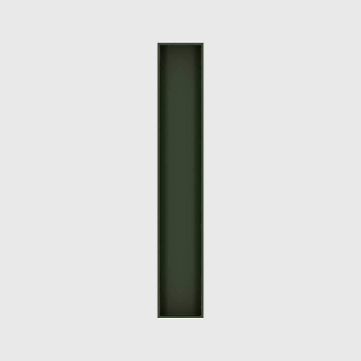 Long tray organiser – 12x2 (354 × 59 mm) in Olive Green