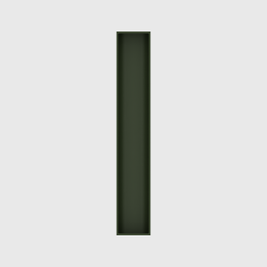 Long tray organiser – 12x2 (354 × 59 mm) in Olive Green