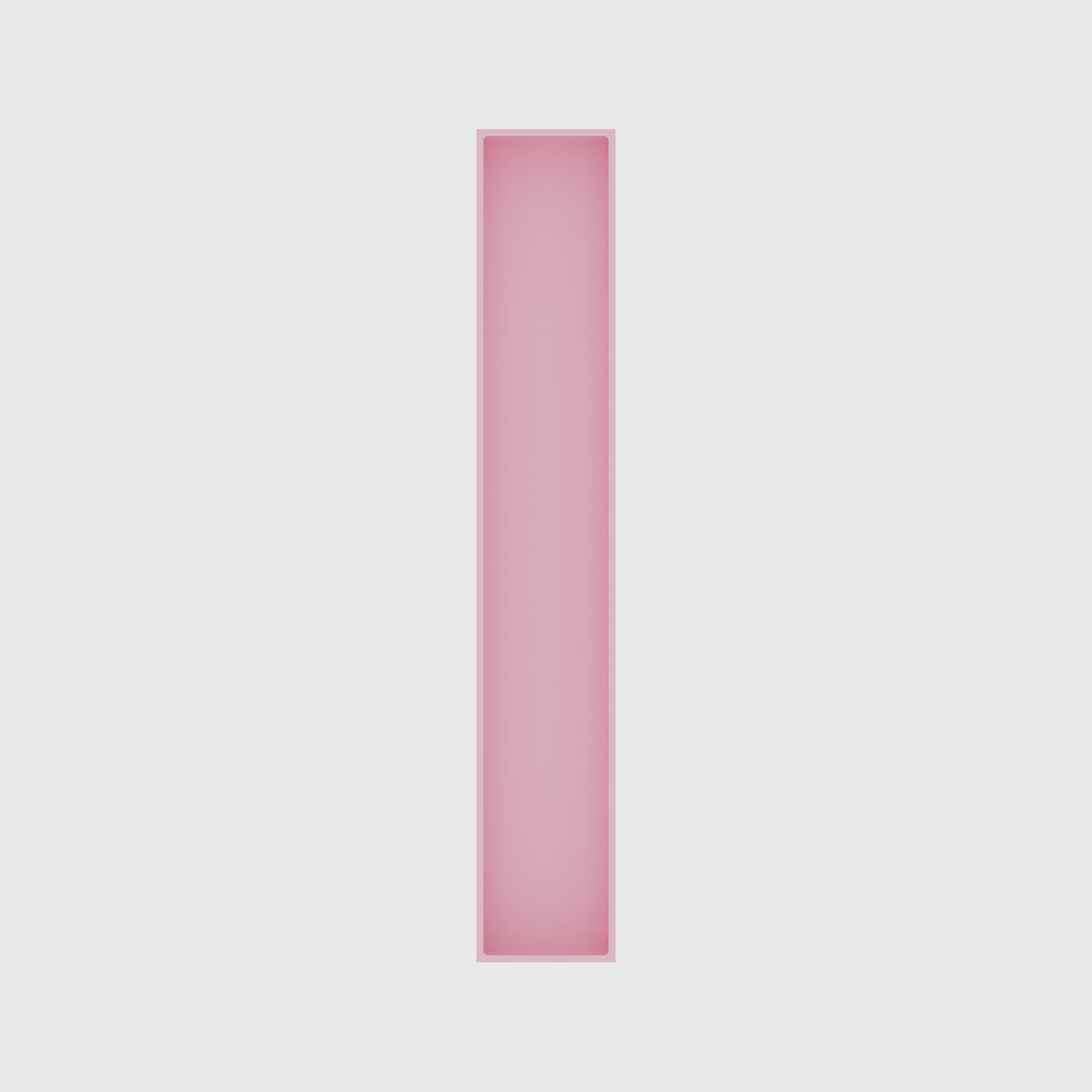 Long tray organiser – 12x2 (354 × 59 mm) in Sakura Pink