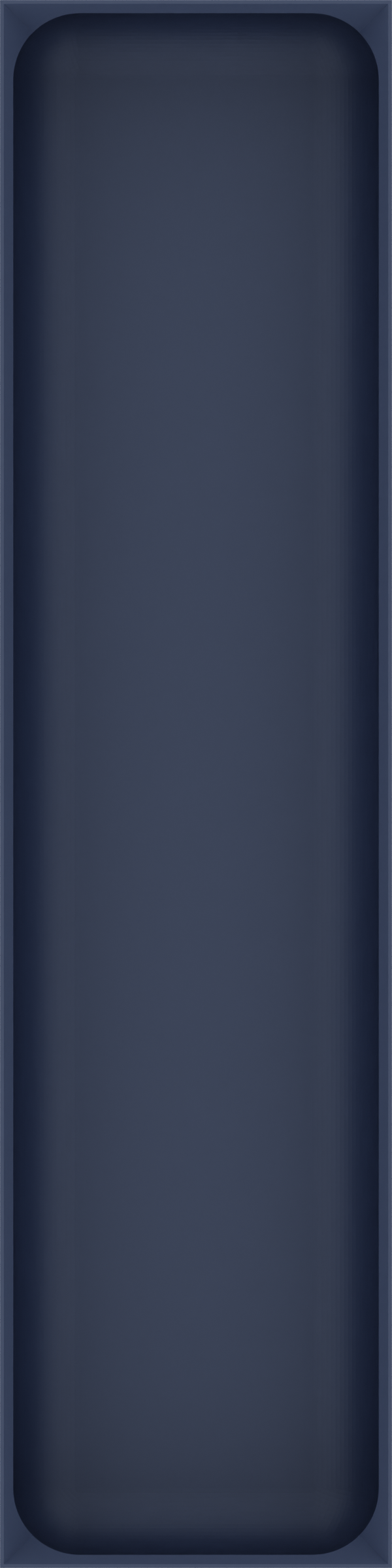 Long tray organiser – 12x3 (354 × 88.5 mm) in Army Blue