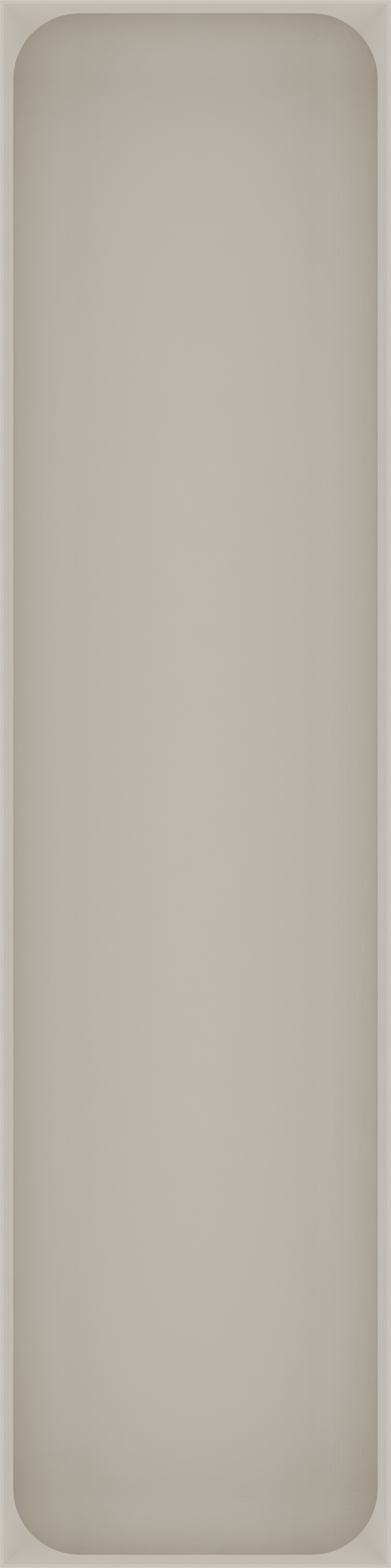 Long tray organiser – 12x3 (354 × 88.5 mm) in Muted White