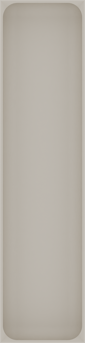 Long tray organiser – 12x3 (354 × 88.5 mm) in Muted White