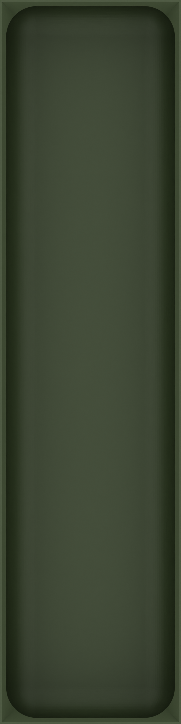 Long tray organiser – 12x3 (354 × 88.5 mm) in Olive Green