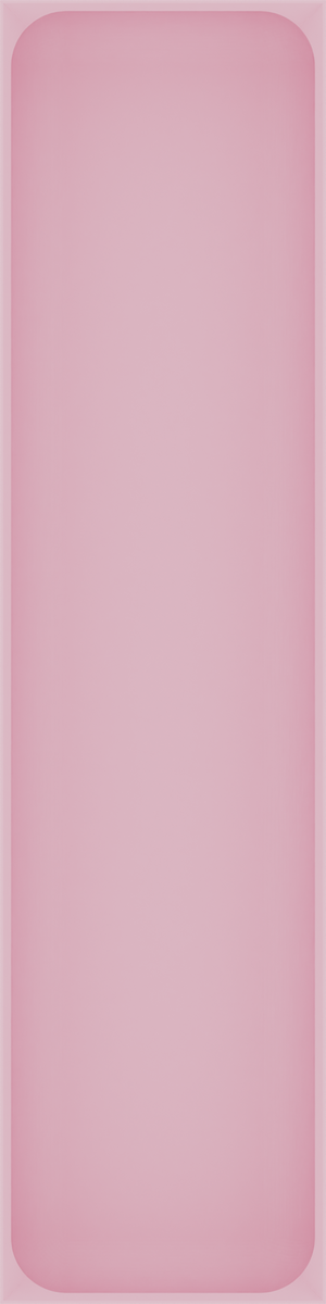 Long tray organiser – 12x3 (354 × 88.5 mm) in Sakura Pink