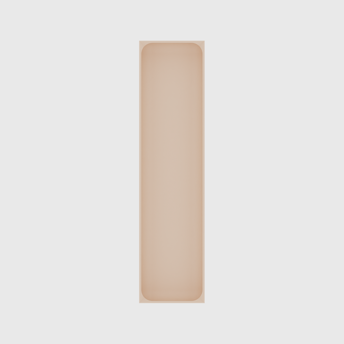 Long tray organiser – 12x3 (354 × 88.5 mm) in Army Beige