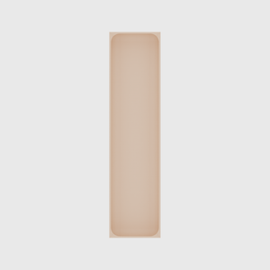 Long tray organiser – 12x3 (354 × 88.5 mm) in Army Beige