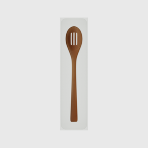 12×3 organiser with bamboo slotted spoon — CottonWhite