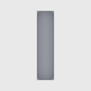 Long tray organiser – 12x3 (354 × 88.5 mm) in Fossil Grey