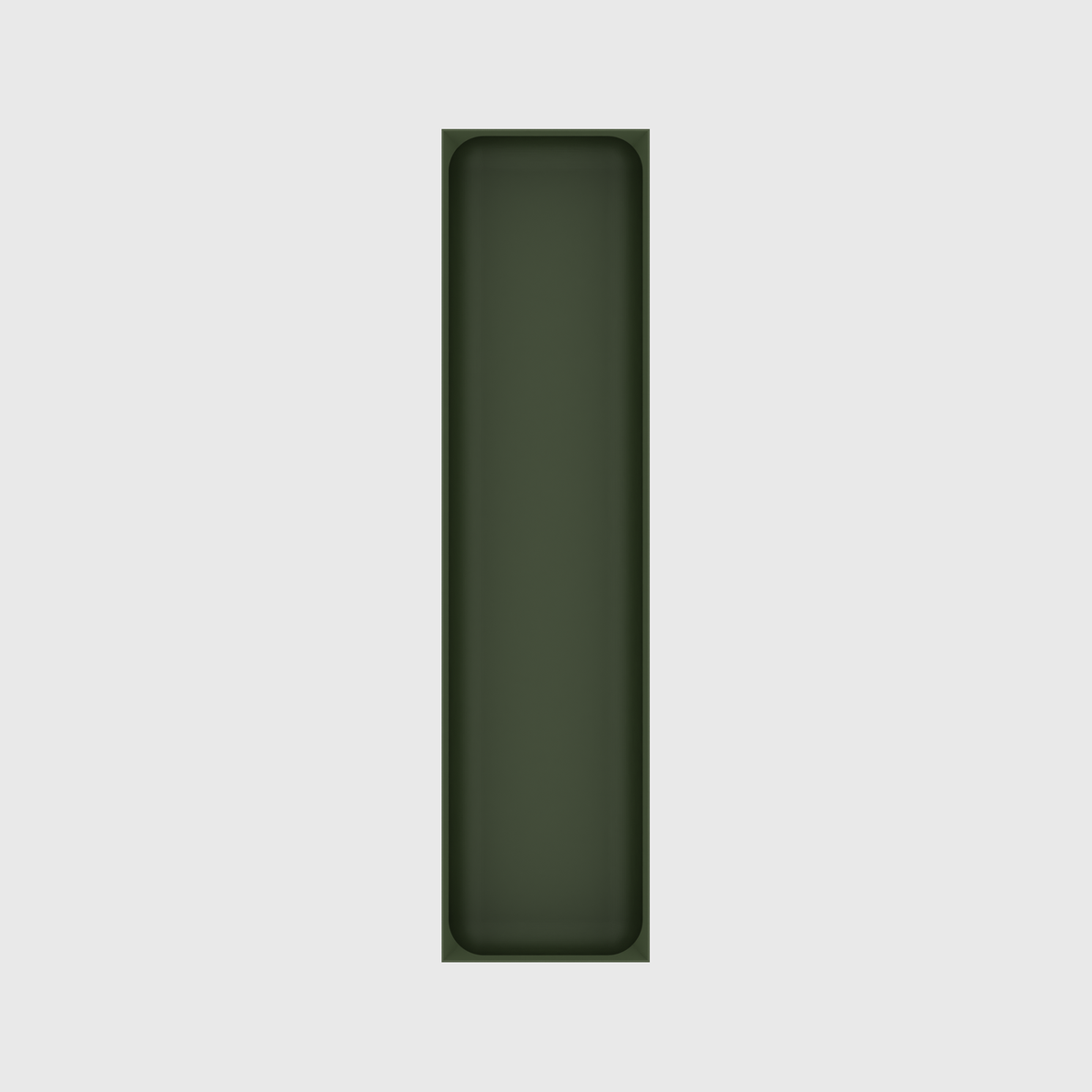 Long tray organiser – 12x3 (354 × 88.5 mm) in Olive Green