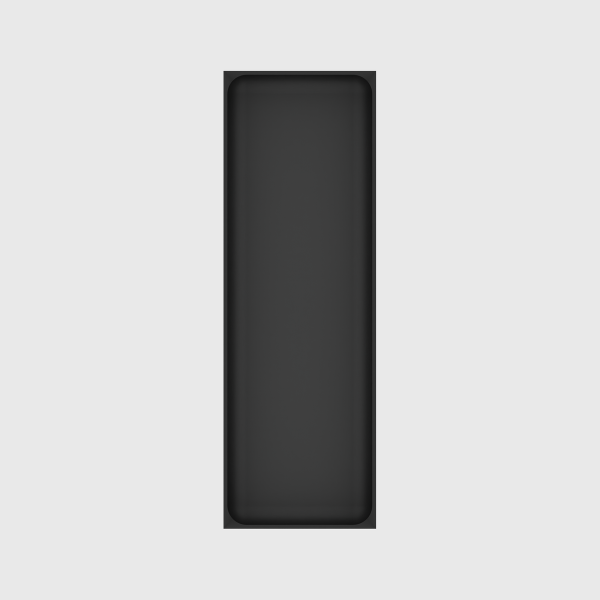 Long tray organiser – 12x4 (354 × 118 mm) in Charcoal Black