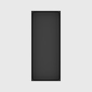 Long tray organiser – 12x5 (354 × 147.5 mm) in Charcoal Black