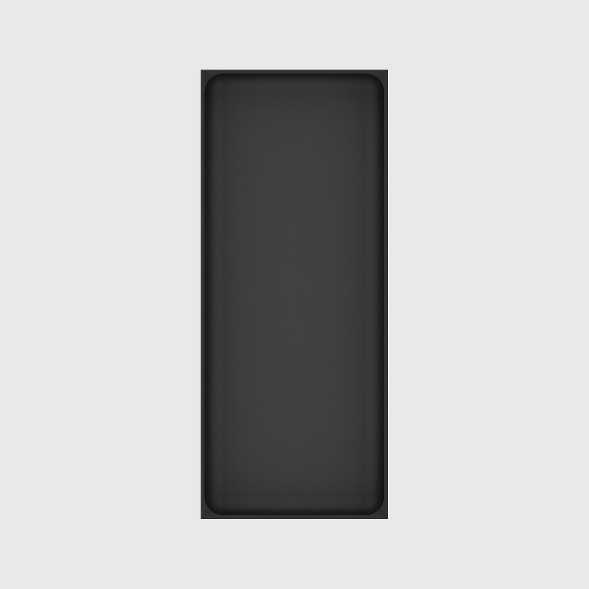 Long tray organiser – 12x5 (354 × 147.5 mm) in Charcoal Black