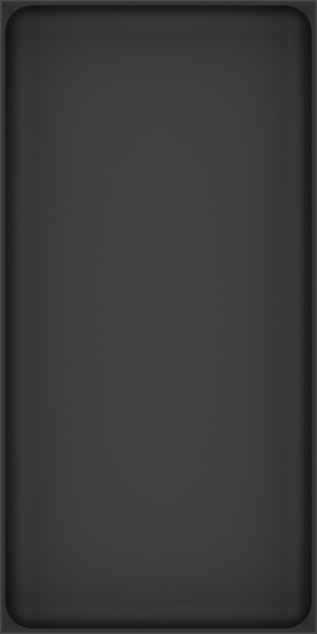 Long tray organiser – 12x6 (354 × 177 mm) in Charcoal Black