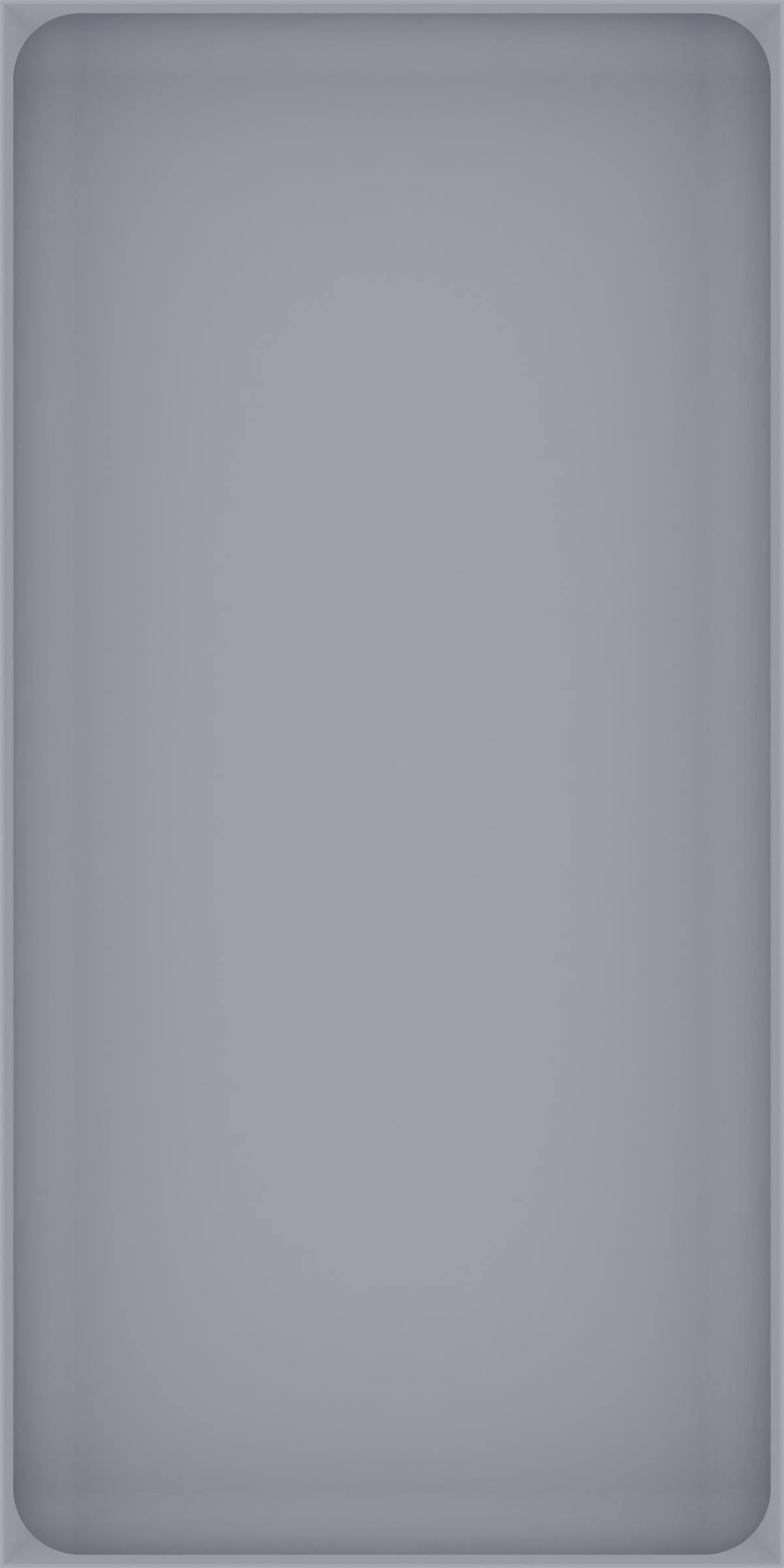 Long tray organiser – 12x6 (354 × 177 mm) in Fossil Grey