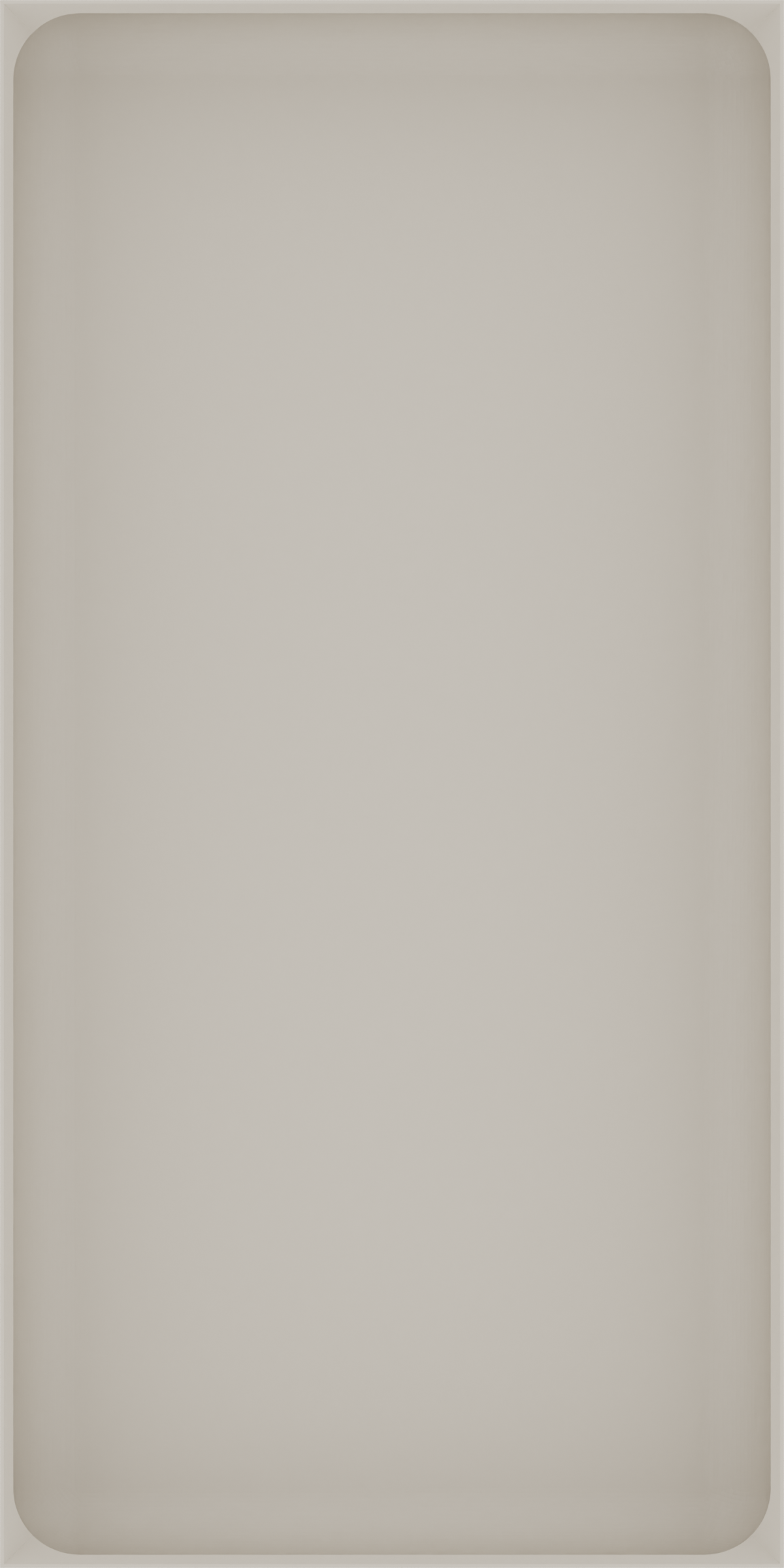Long tray organiser – 12x6 (354 × 177 mm) in Muted White