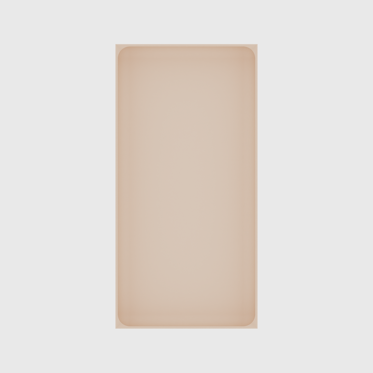 Long tray organiser – 12x6 (354 × 177 mm) in Army Beige