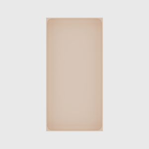Long tray organiser – 12x6 (354 × 177 mm) in Army Beige