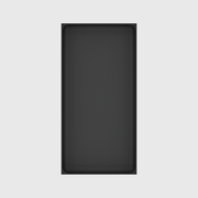 Long tray organiser – 12x6 (354 × 177 mm) in Charcoal Black