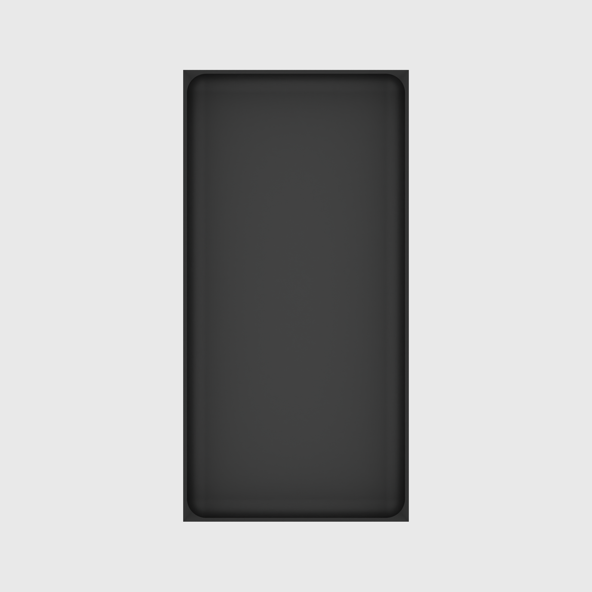 Long tray organiser – 12x6 (354 × 177 mm) in Charcoal Black