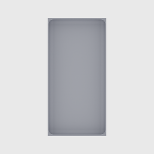 Long tray organiser – 12x6 (354 × 177 mm) in Fossil Grey