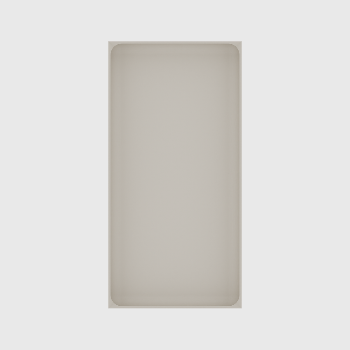 Long tray organiser – 12x6 (354 × 177 mm) in Muted White