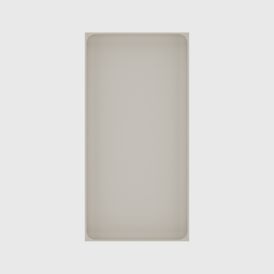 Long tray organiser – 12x6 (354 × 177 mm) in Muted White