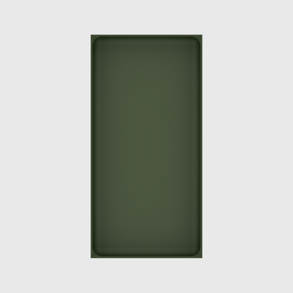 Long tray organiser – 12x6 (354 × 177 mm) in Olive Green
