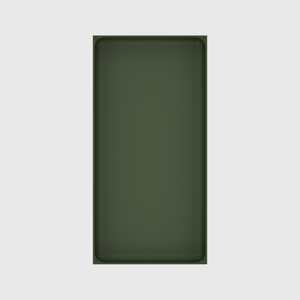 Long tray organiser – 12x6 (354 × 177 mm) in Olive Green