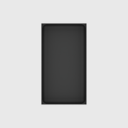 Long tray organiser – 9x5 (265.5 × 147.5 mm) in Charcoal Black