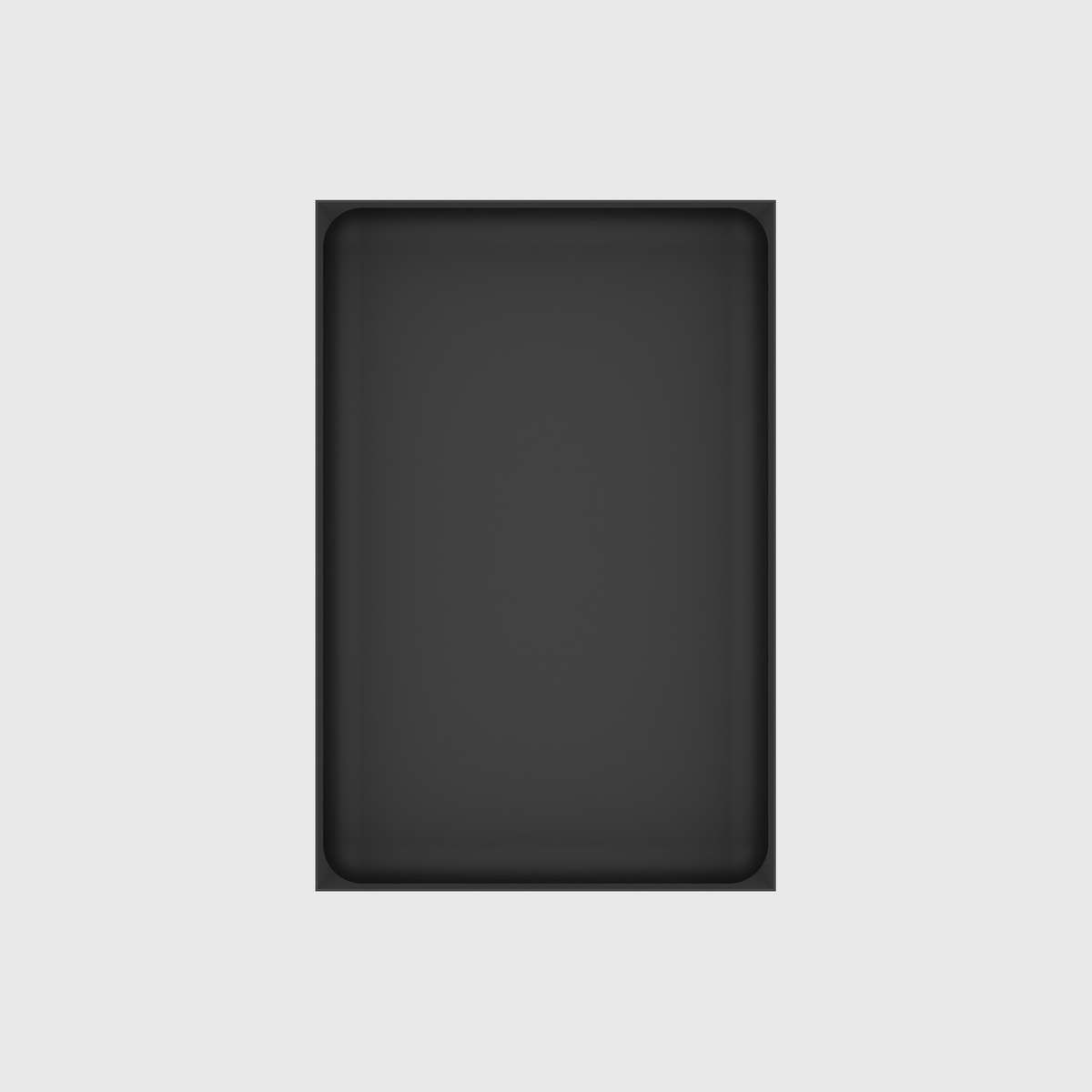 Long tray organiser – 9x6 (265.5 × 177 mm) in Charcoal Black