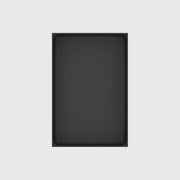 Long tray organiser – 9x6 (265.5 × 177 mm) in Charcoal Black