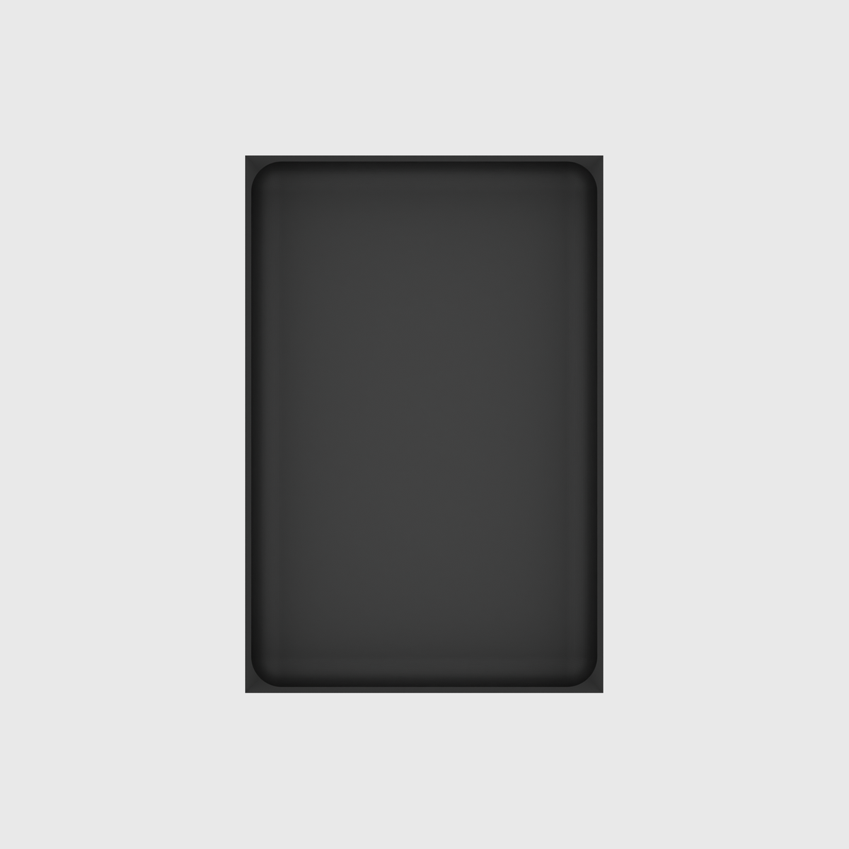 Long tray organiser – 9x6 (265.5 × 177 mm) in Charcoal Black