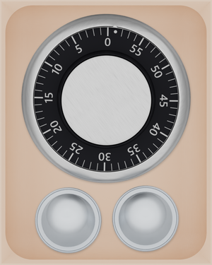 Medium tray organiser – 5×4 (147.5 × 118 mm) in Army Beige, shown with a kitchen timer and 2 coffee capsules. Top view.