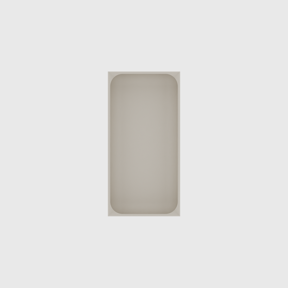 Medium tray organiser – 6x3 (177 × 88.5 mm) in Muted White