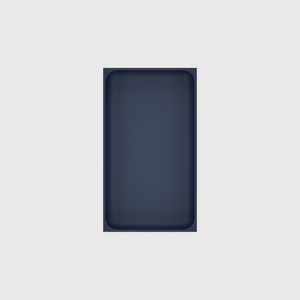Medium Rectangle Organiser – 7x4 in Army Blue