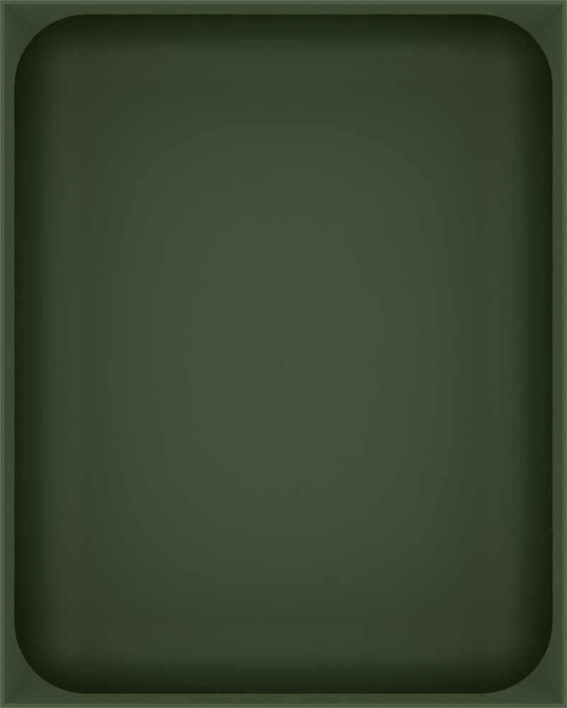 Medium tray organiser – 5x4 (147.5 × 118 mm) in Olive Green
