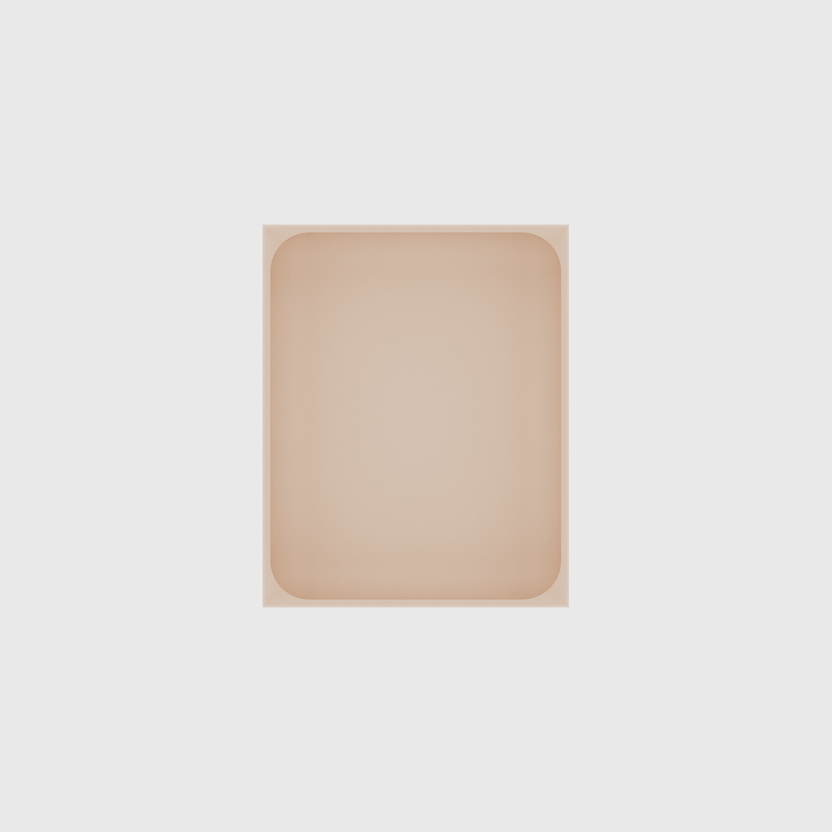 Medium tray organiser – 5x4 (147.5 × 118 mm) in Army Beige