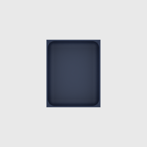 Medium tray organiser – 5x4 (147.5 × 118 mm) in Army Blue