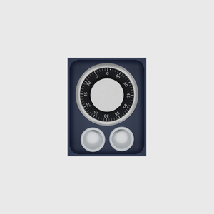 Medium tray organiser – 5x4 (147.5 × 118 mm) — example contents in Army Blue